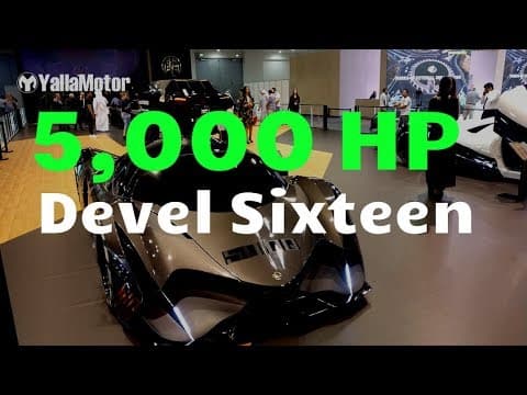 Devel Sixteen 5,000 HP! First Look | YallaMotor.com