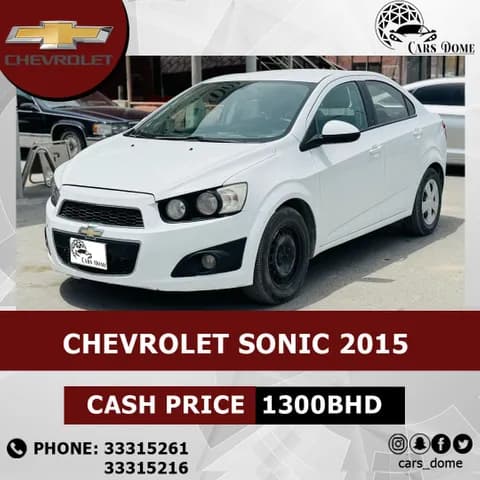 Used Chevrolet Sonic 1.6 Base Sedan 2015