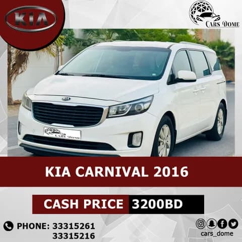 Used Kia Carnival 3.3 EX 2016 Used Kia Carnival 3.3 EX 2016 used_cars.forSale