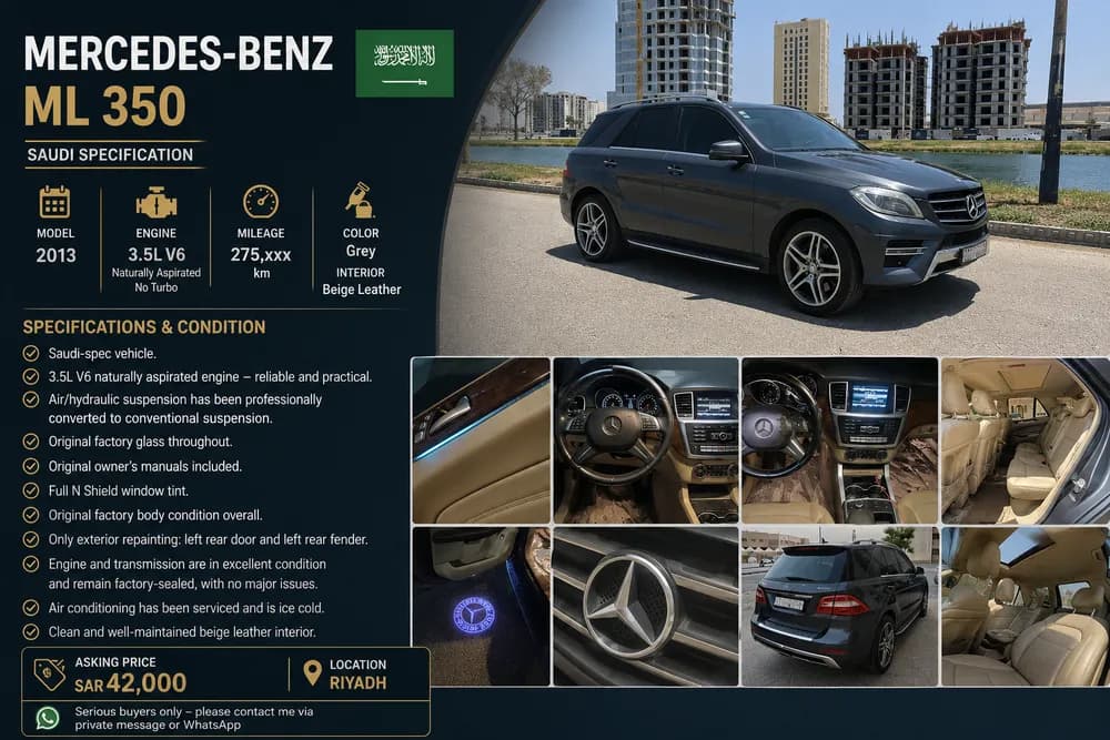 Used Mercedes-Benz M-Class ML 350 2013