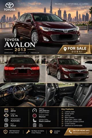 Used Toyota Avalon 3.5L SE plus 2013 Used Toyota Avalon 3.5L SE plus 2013 used_cars.forSale